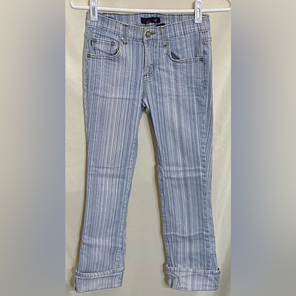Vintage Vigoss London Striped Denim Jeans